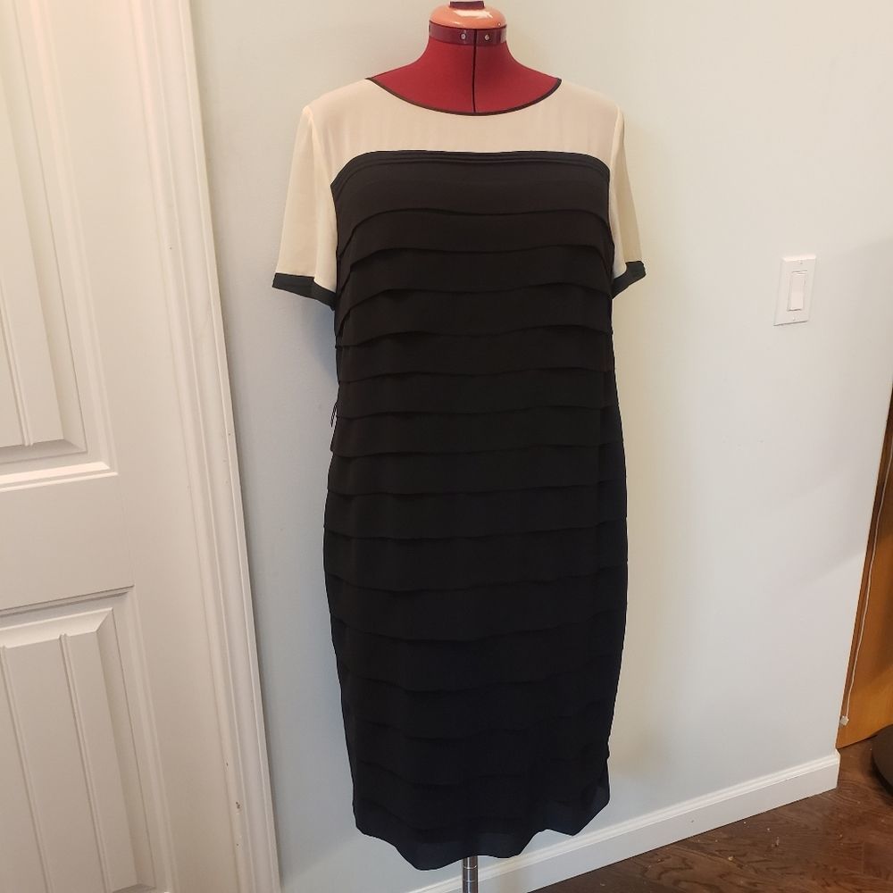 JACQUES VERT Frill Dress Sz 12